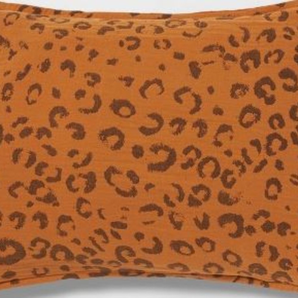King Leopard Spot Matelasse Sham Brown - Opalhouse